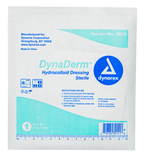 DynaDerm Hydrocolloid Dressing - Thin - 4"x4"