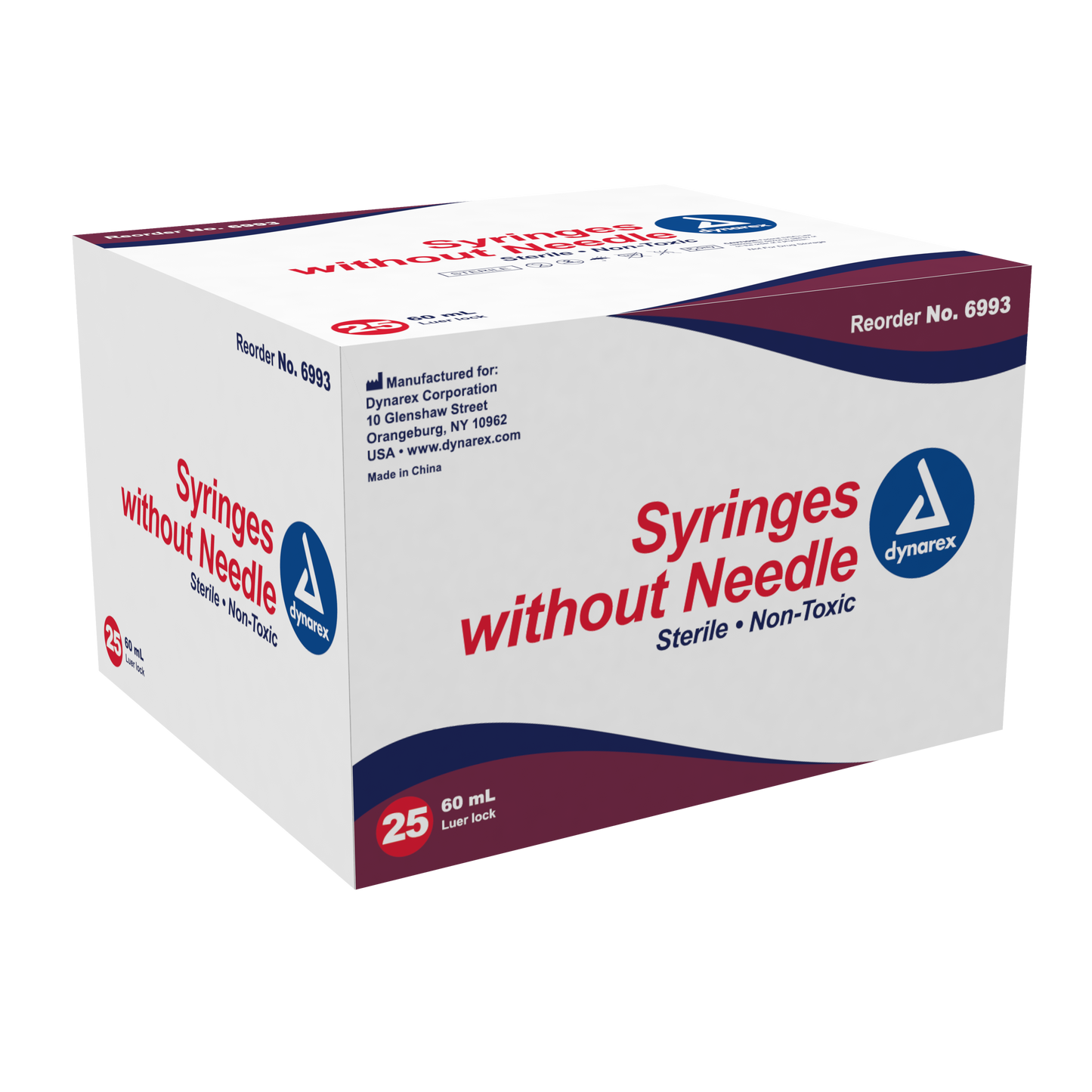 Dynarex - Syringe - Luer Lock 60 cc