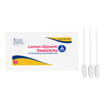 Dynarex - Lemon-Glycerin Swabsticks, 3 swabsticks per packet