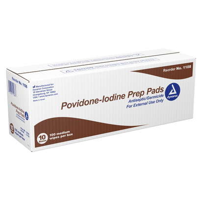 Dynarex - Povidone-Iodine Prep Pad - Medium