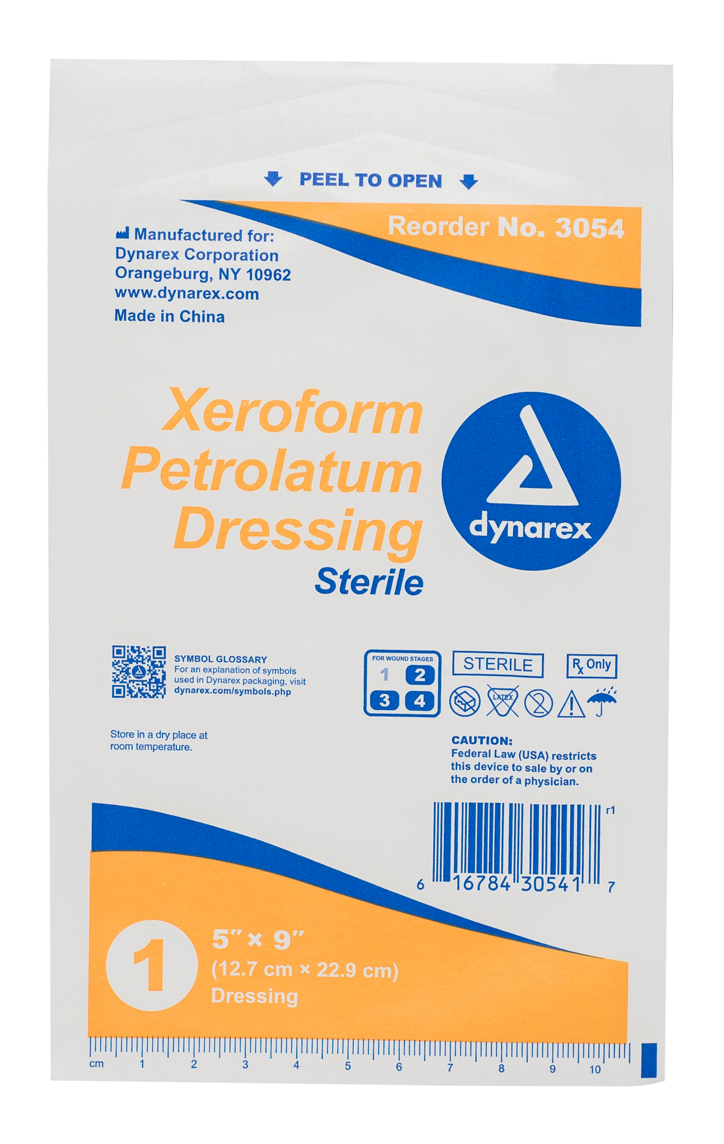Xeroform Gauze Dressing - 5"x9"