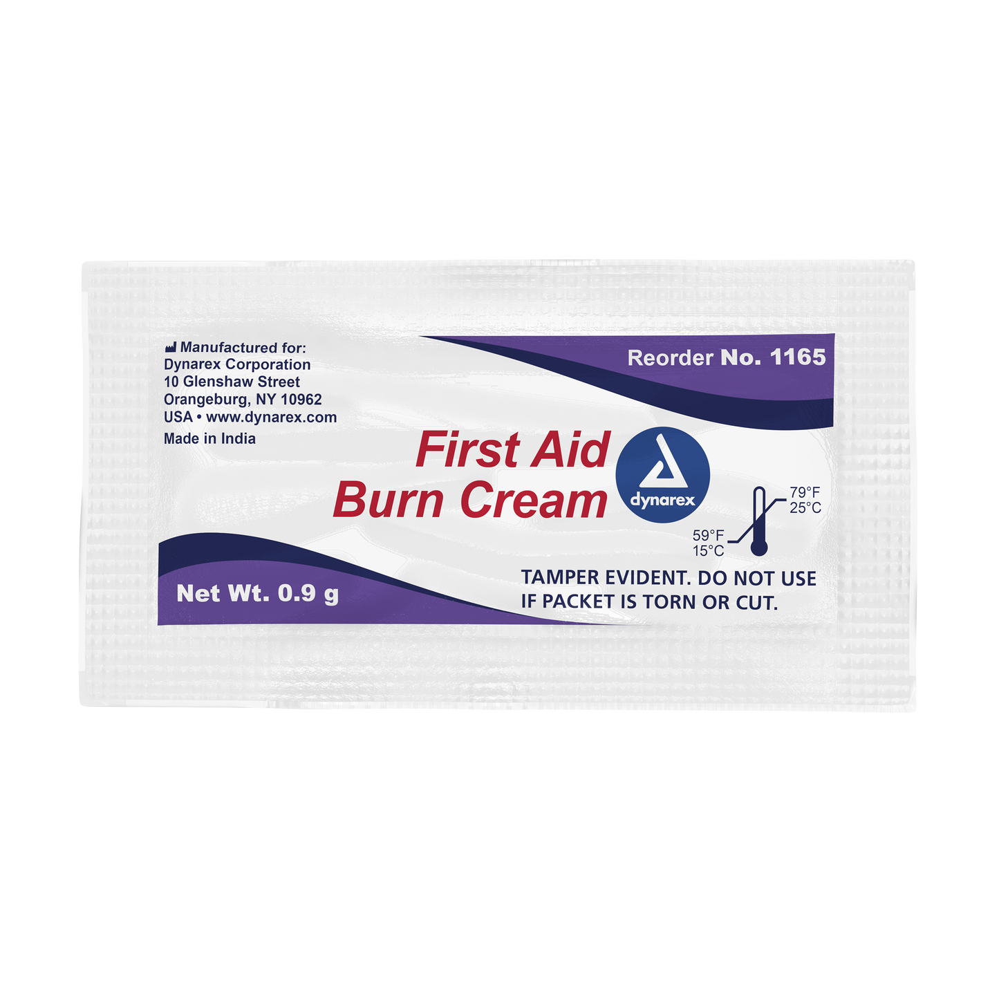 Dynarex - First Aid Burn Cream 0.9g foil packet