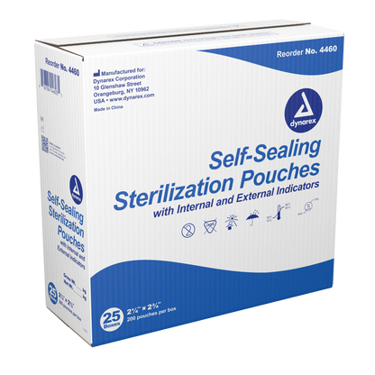 Dynarex - Sterilization Pouches 2.25" x 2.75"