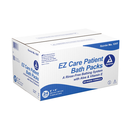 Dynarex - EZ Care Patient Bath Packs, 8" x 8"
