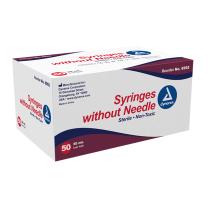 Dynarex - Syringe - Luer Lock 30 cc