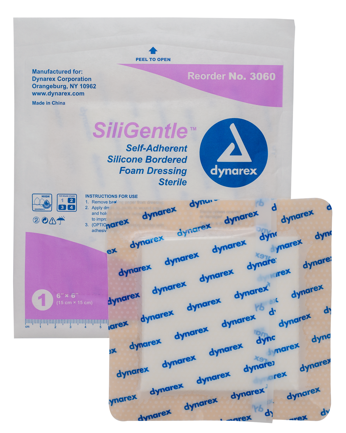 SiliGentle Silicone Bordered Foam Dressings