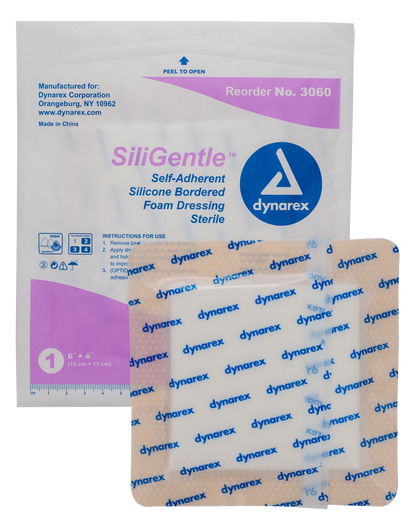 SiliGentle Silicone Bordered Foam Dressings