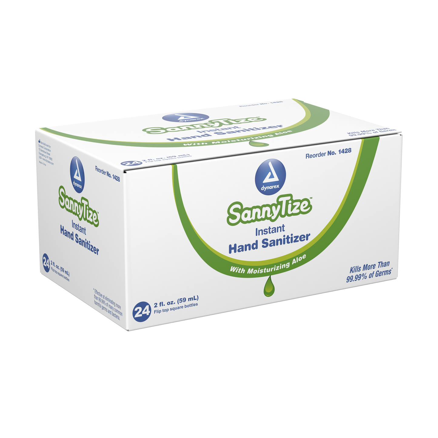 Sannytize Instant Hand Sanitizer 2 oz - square bottle