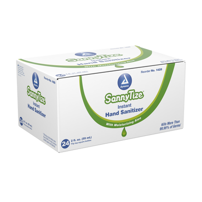 Sannytize Instant Hand Sanitizer 2 oz - square bottle