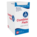 Dynarex - Combine Pads 1/pouch - Sterile, 5" x 9"