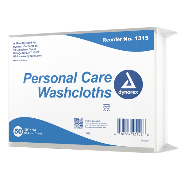 Dynarex - Personal Care Washcloth 10"x 13"