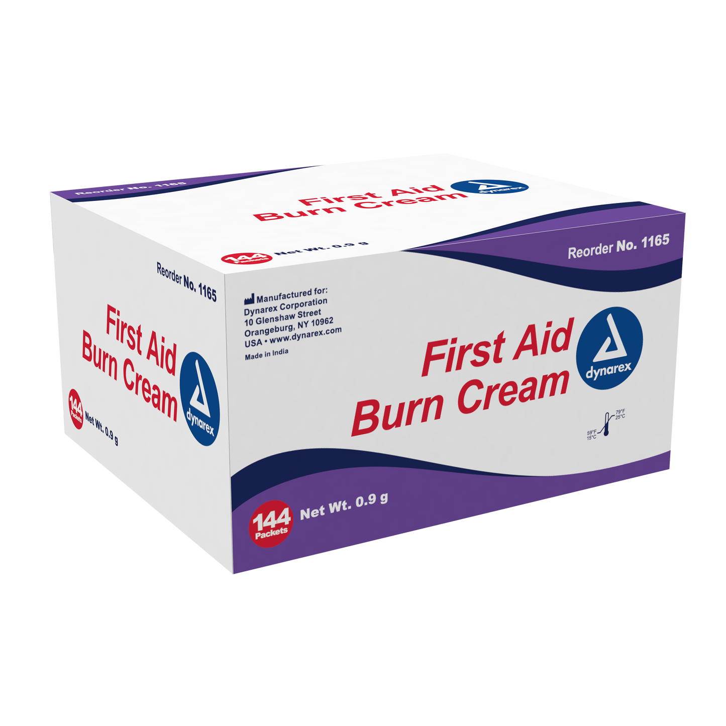 Dynarex - First Aid Burn Cream 0.9g foil packet