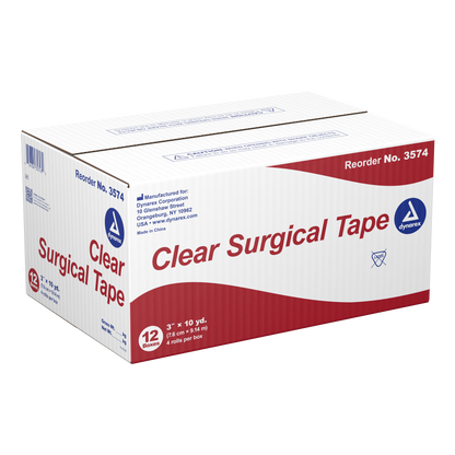 Dynarex - Surgical Tape Transparent 3" x 10 yds