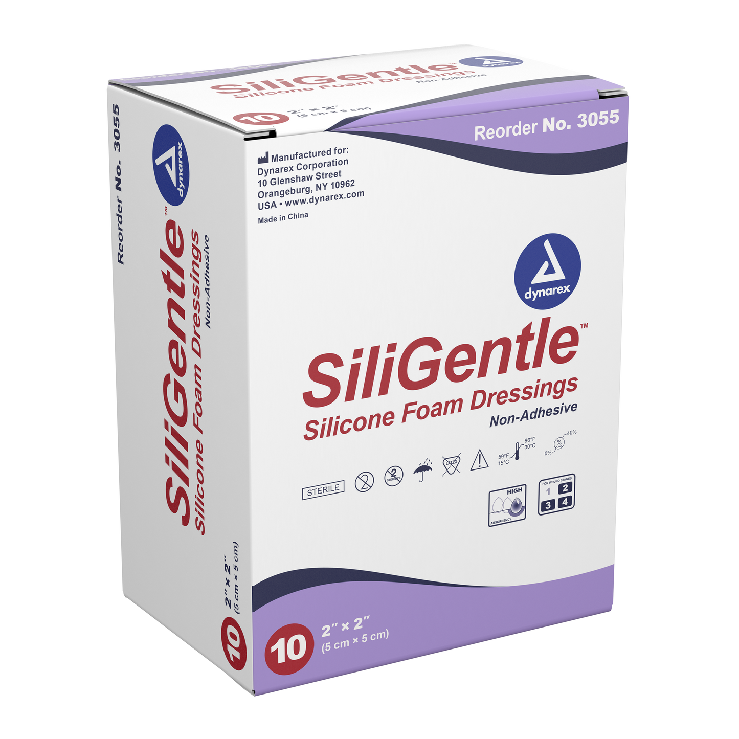 SiliGentle Non-Adhesive Silicone Foam Dressings