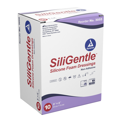 SiliGentle Non-Adhesive Silicone Foam Dressings