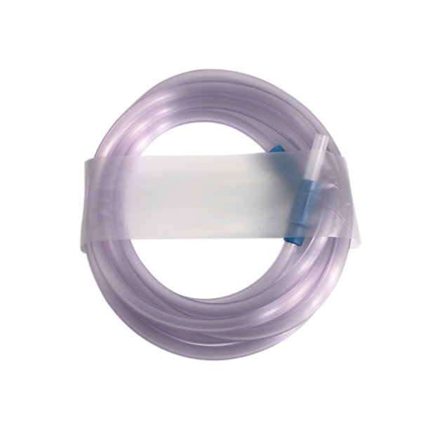 Dynarex - Suction Tubing w/straw connector 3/16"x12', 20/cs