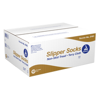 Dynarex - Single-Sided Slipper Socks, 48/case