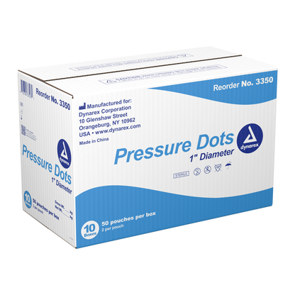 Dynarex - Pressure Dots 2 1/2cm, 1" Diameter