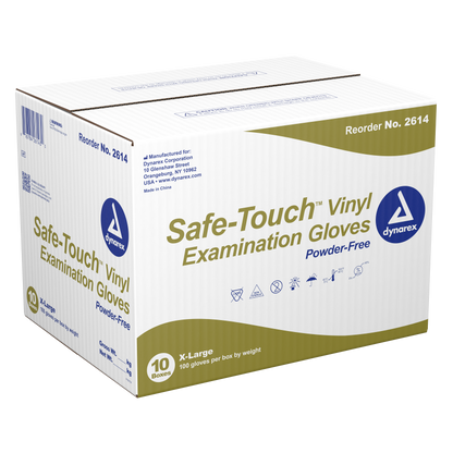Safe-Touch® Powder-Free Vinyl Exam Gloves