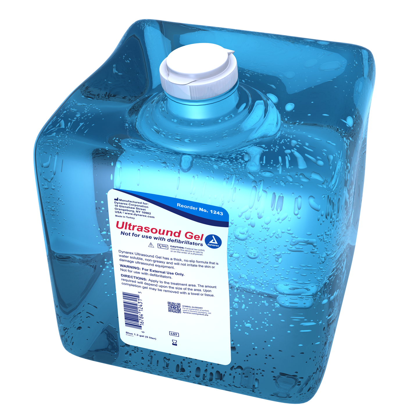 Dynarex - Ultrasound Gel 1.3 gal (5 liters), 4/case