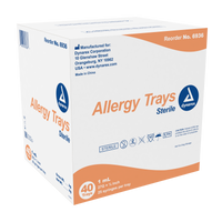 Dynarex -Allergy Non-Safety Syringe Tray - 1cc 27G, 1/2"