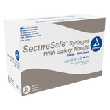 SecureSafe Syringe with Safety Needle  - 10cc - 21G, 1.5" needle