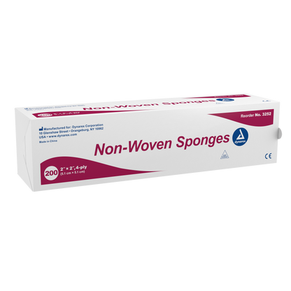 Dynarex - Non-Woven Sponge 2"x 2" 4 Ply