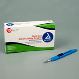 Dynarex - Medicut Sterile Safety Scalpels, 10/box