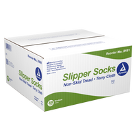 Dynarex - Single-Sided Slipper Socks, 48/case