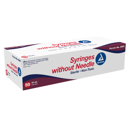 Dynarex - Syringe - Luer Lock 20 cc