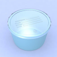 Dynarex - Denture cup w/lid, 250/case