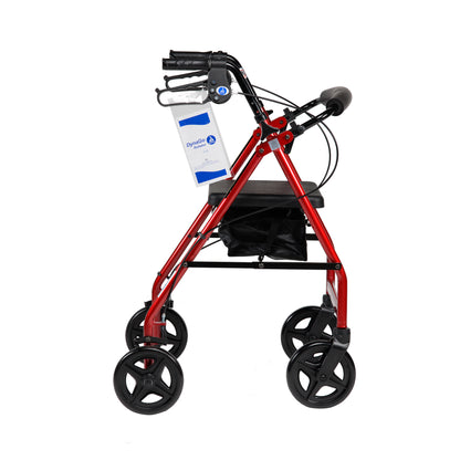 DynaGo Quad 8 - Aluminum Rollator with 7.5" Wheels