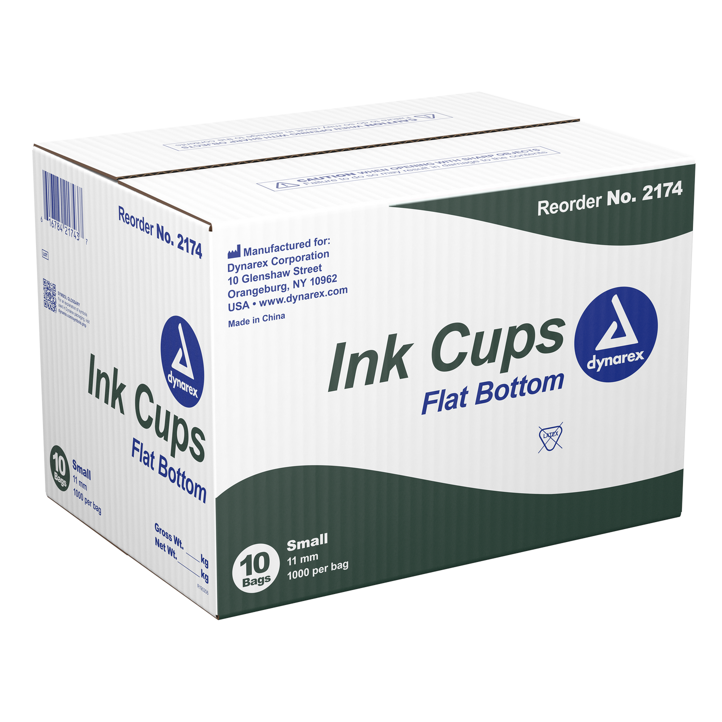 Dynarex - Flat bottom Ink Cups