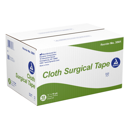 Dynarex - Cloth Surgical Tape 1/2" x 10 yds