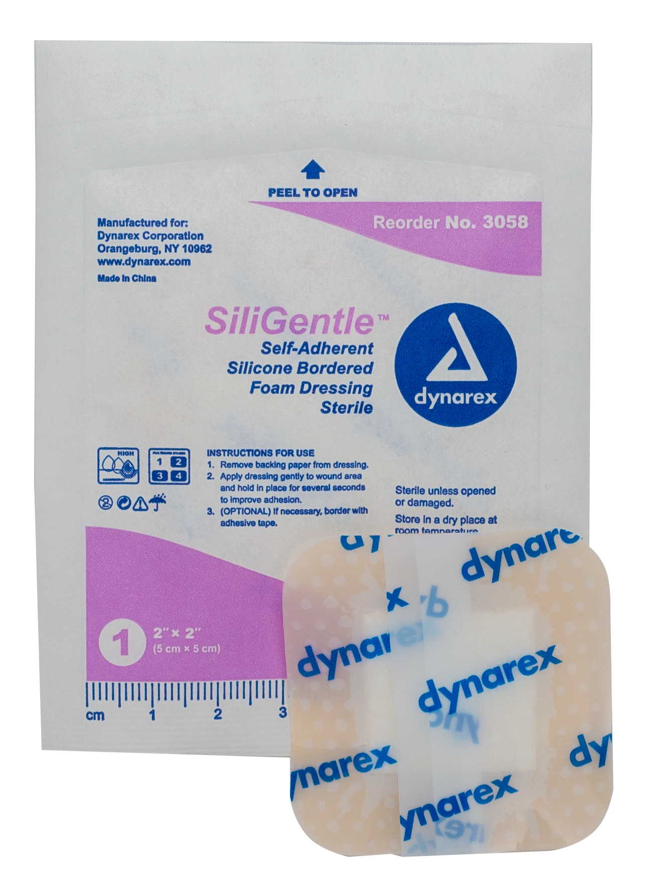 SiliGentle Silicone Bordered Foam Dressings