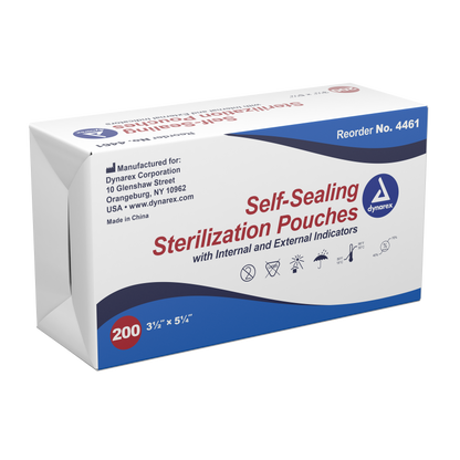 Dynarex - Sterilization Pouches 3.5" x 5.25"