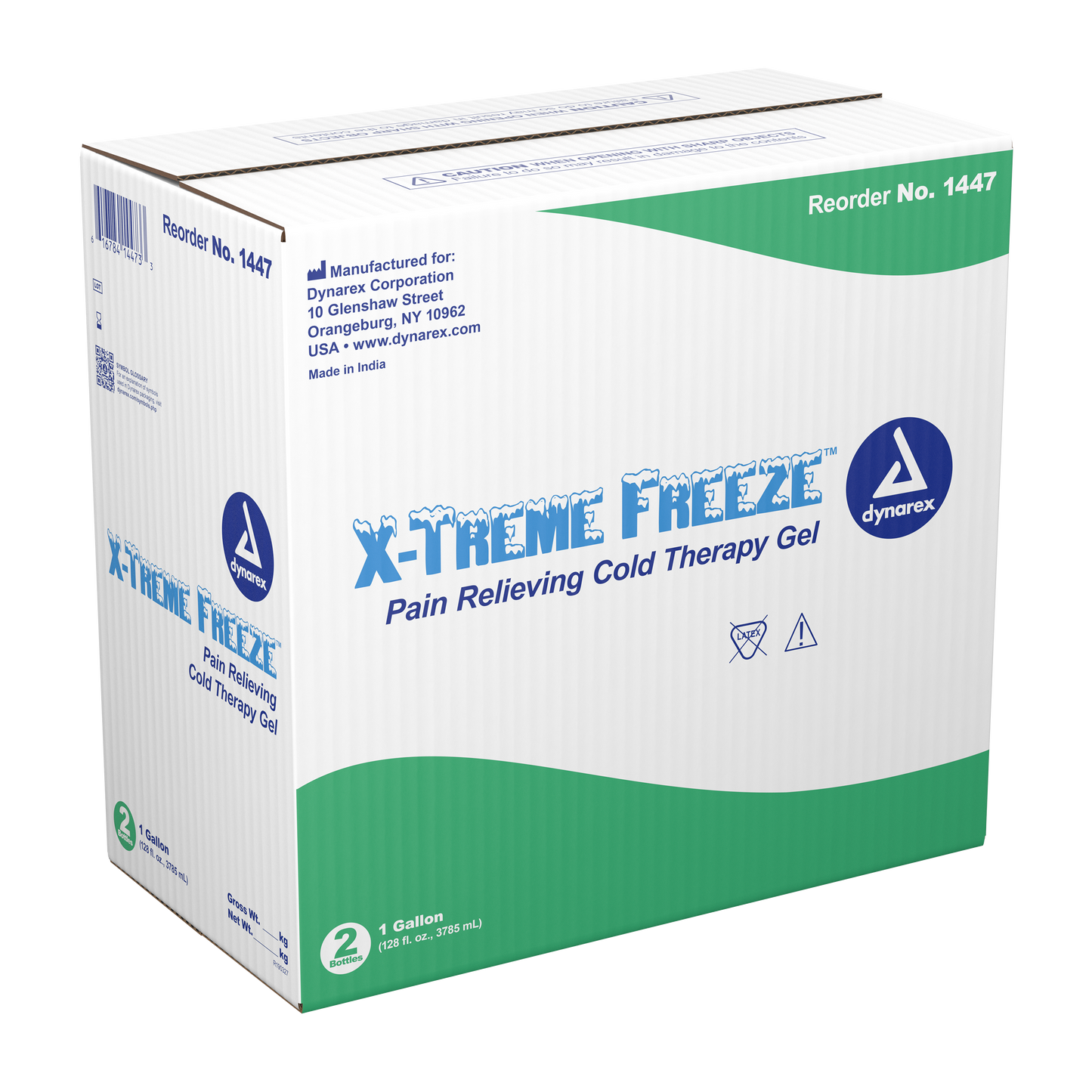 Dynarex - X-Treme Freeze Pain Relieving Cold Therapy Gel 1gal. Bottle