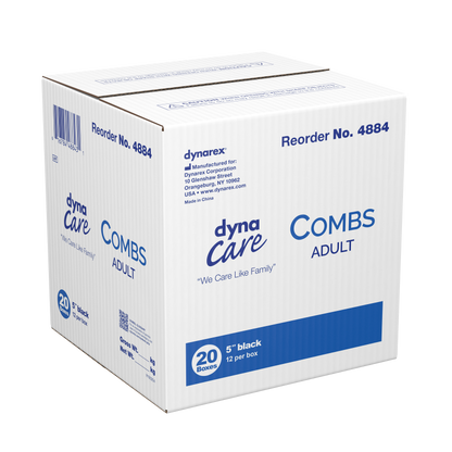 Dynarex -Black Adult Combs