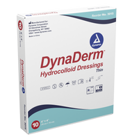 DynaDerm Hydrocolloid Dressing - Thin - 4"x4"