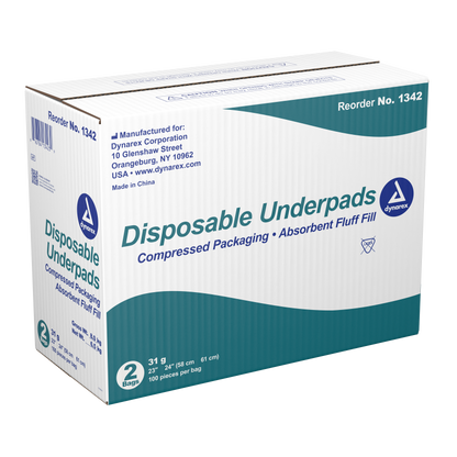 Dynarex - Disposable Underpads, 23 x 24 (31 g)