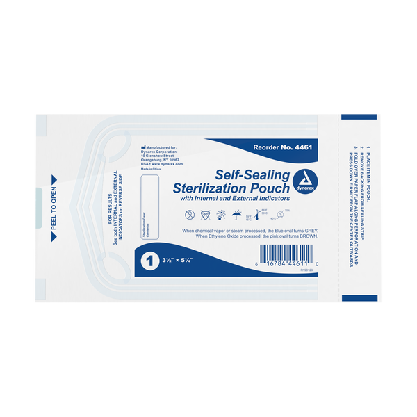 Dynarex - Sterilization Pouches 3.5" x 5.25"