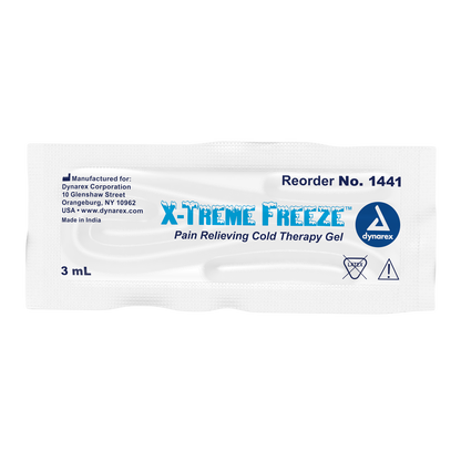 Dynarex - X-Treme Freeze Pain Relieving Cold Therapy Gel 3mL Packet