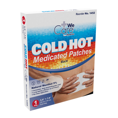 Dynarex - Cold Hot Medicated Patches, 1lb Bag