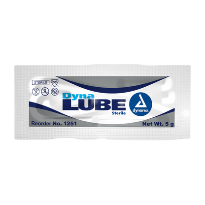 DynaLube Sterile Lubricating Jelly, 5g packet