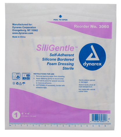 SiliGentle Silicone Bordered Foam Dressings