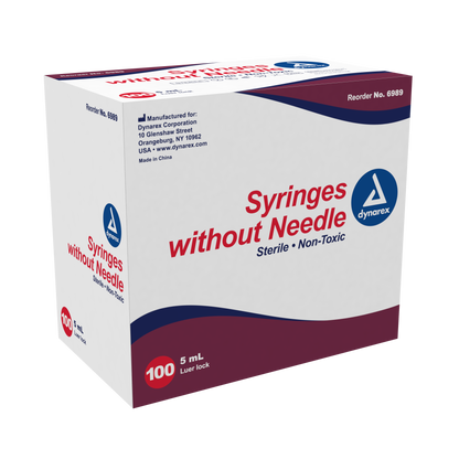 Dynarex - Syringe - Luer Lock 5cc