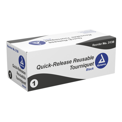 Dynarex - Quick-Release Reusable Tourniquet Black