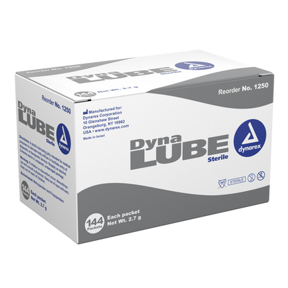 DynaLube Sterile Lubricating Jelly, 2.7g packet