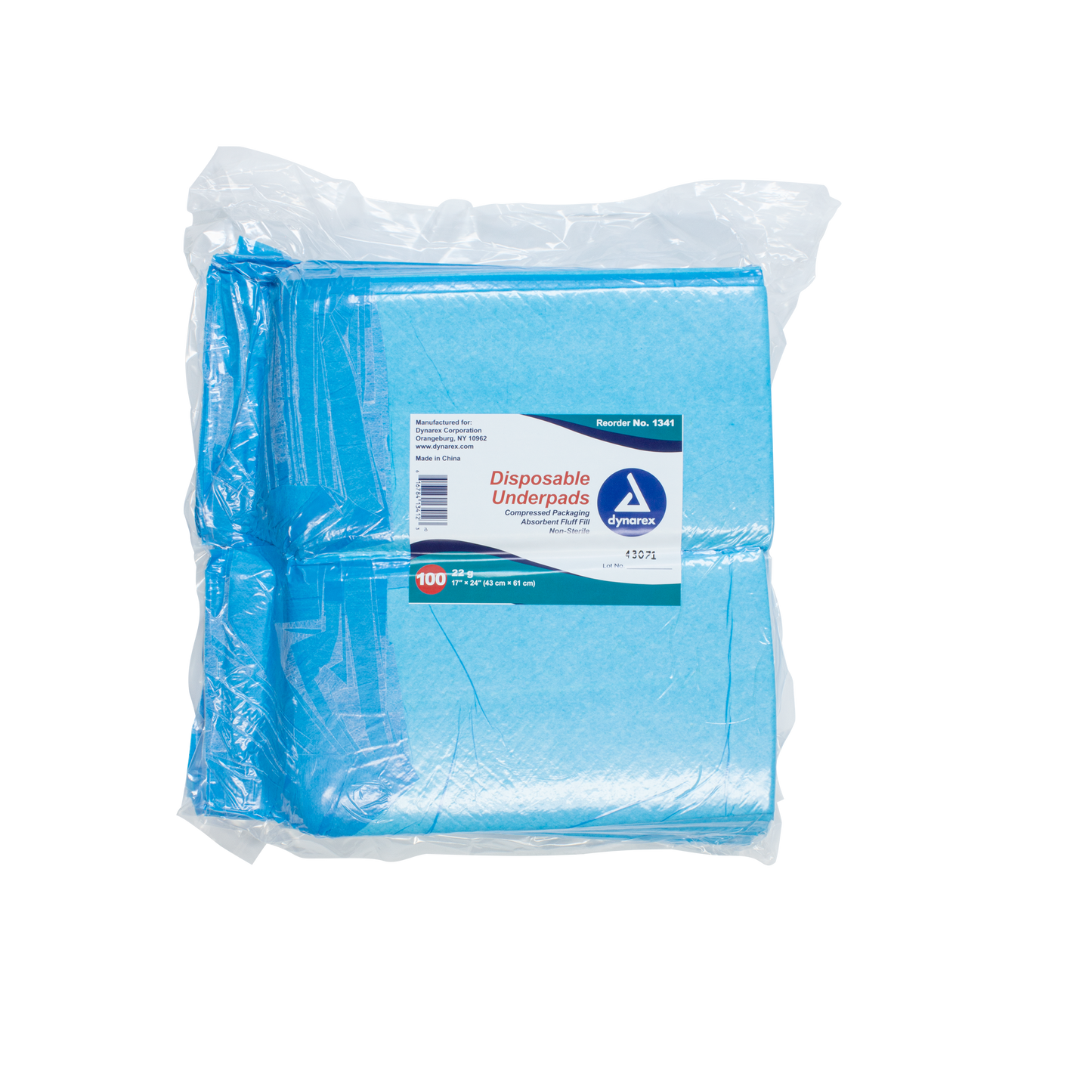 Dynarex - Disposable Underpads, 17 x 24 (22 g)