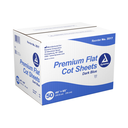 Dynarex - Premium Flat Cot Sheet
